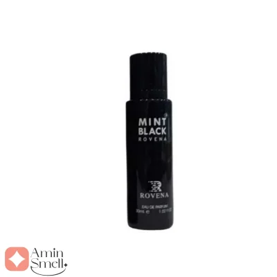عطر_30_میل_مینت_بلک_امبلم_رووناRovena_Mint_Black